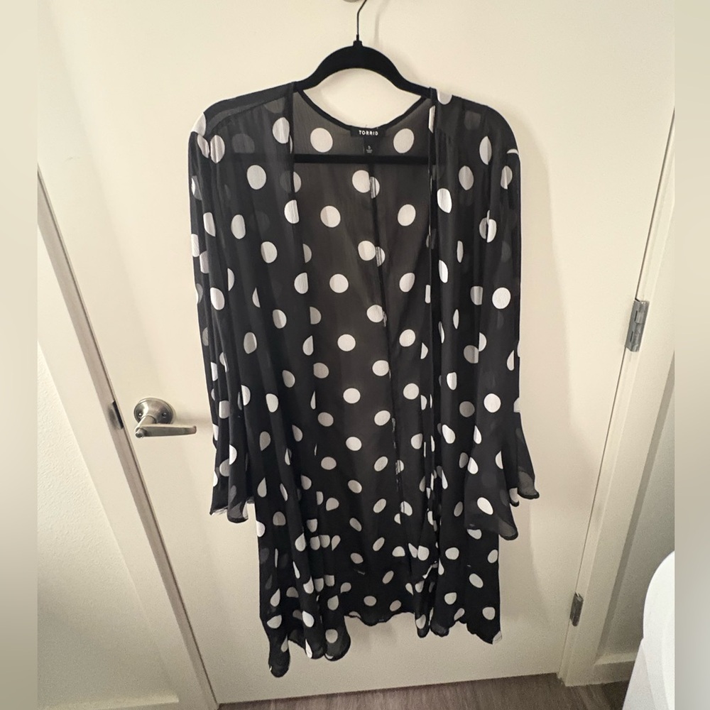Torrid Polka Dot Kimono